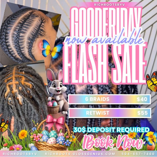 GoodFridayFlashSale at RichRootzByV in Houston, TX